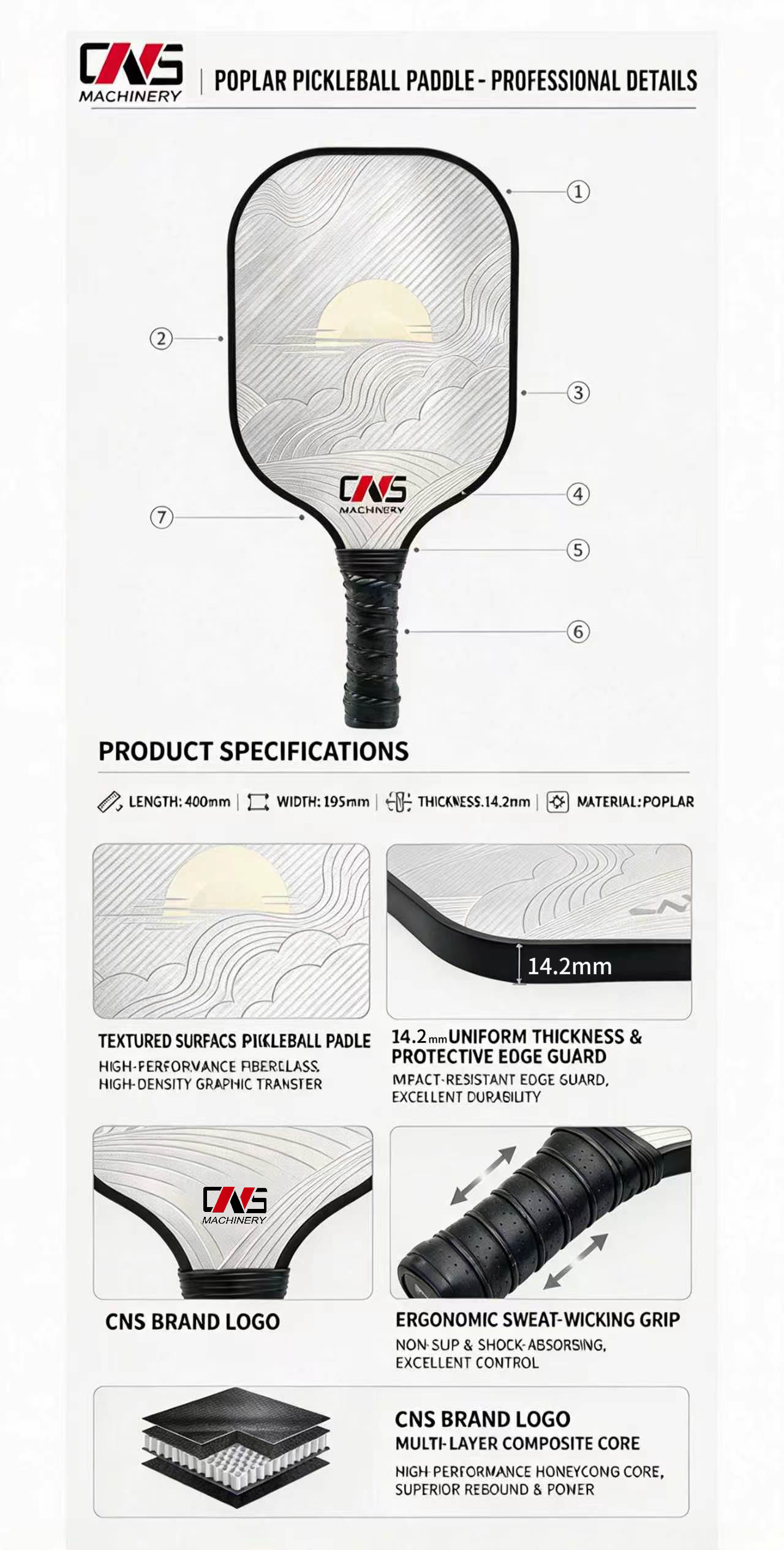 Poplar Wood Pickleball Paddle – Solid & Durable, Perfect for Casual Training 微信图片 20261008151034 344 22