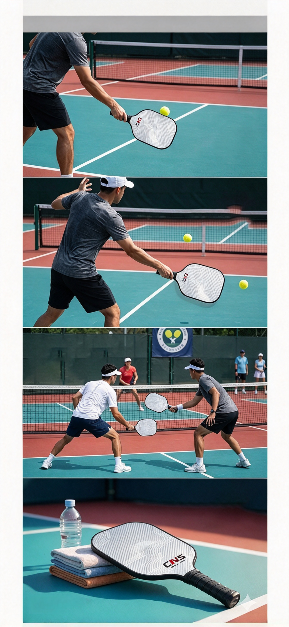 Poplar Wood Pickleball Paddle – Solid & Durable, Perfect for Casual Training 更换球拍面图并简化底部 9 Scaled